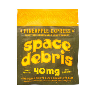 Space Debris Live Resin Gummies 5mg D9 THC - Pineapple Express