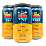 High Rise Mango Seltzer 5mg THC 10mg CBD