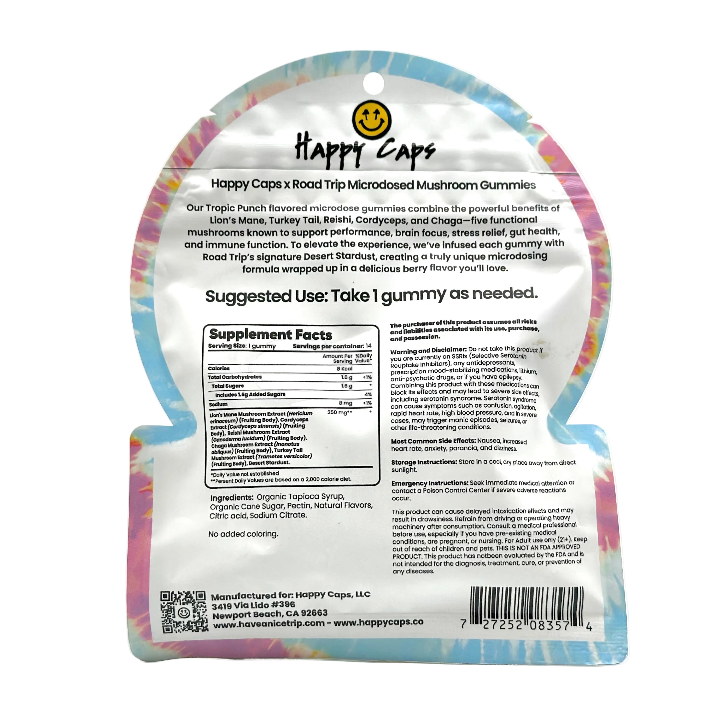 Road Trip Happy Caps Microdosed Gummies