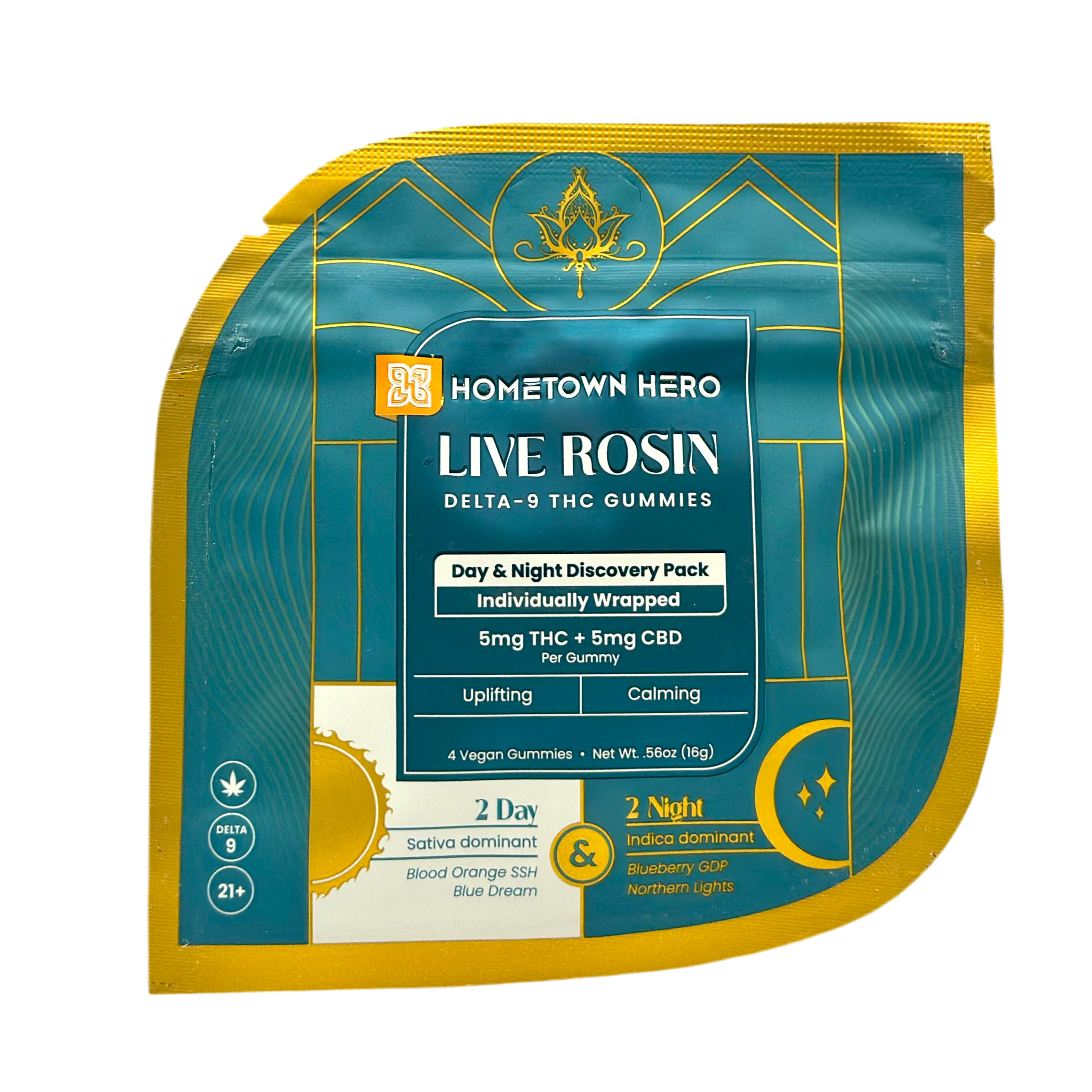 Hometown Hero Day & Night Discovery Pack 5mg THC+5mg CBD