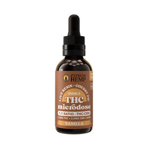 Live Resin Sugar Free THC+CBN Microdose Oil (Indica) - Vanilla