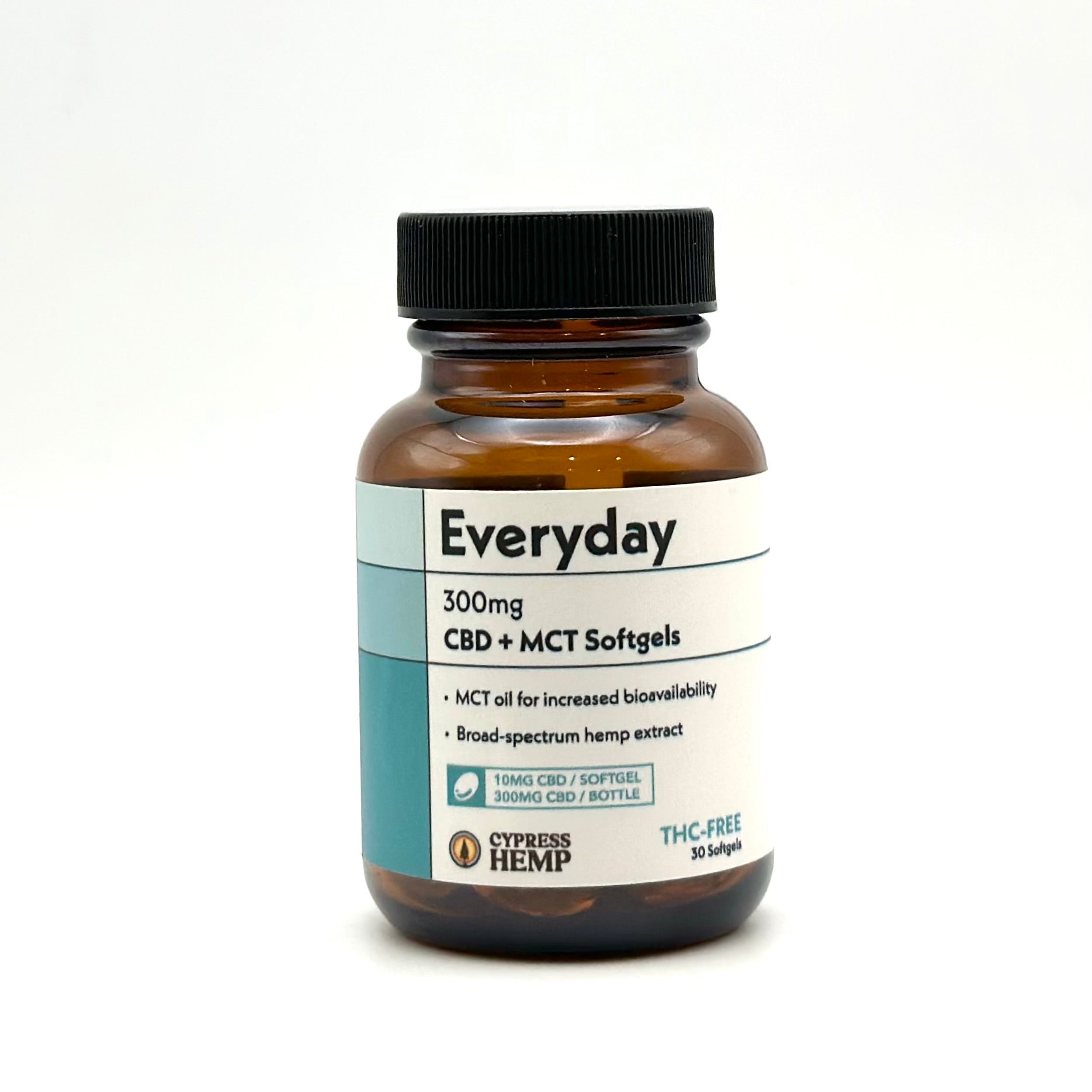 Broad Spectrum 300mg CBD+MCT Softgels