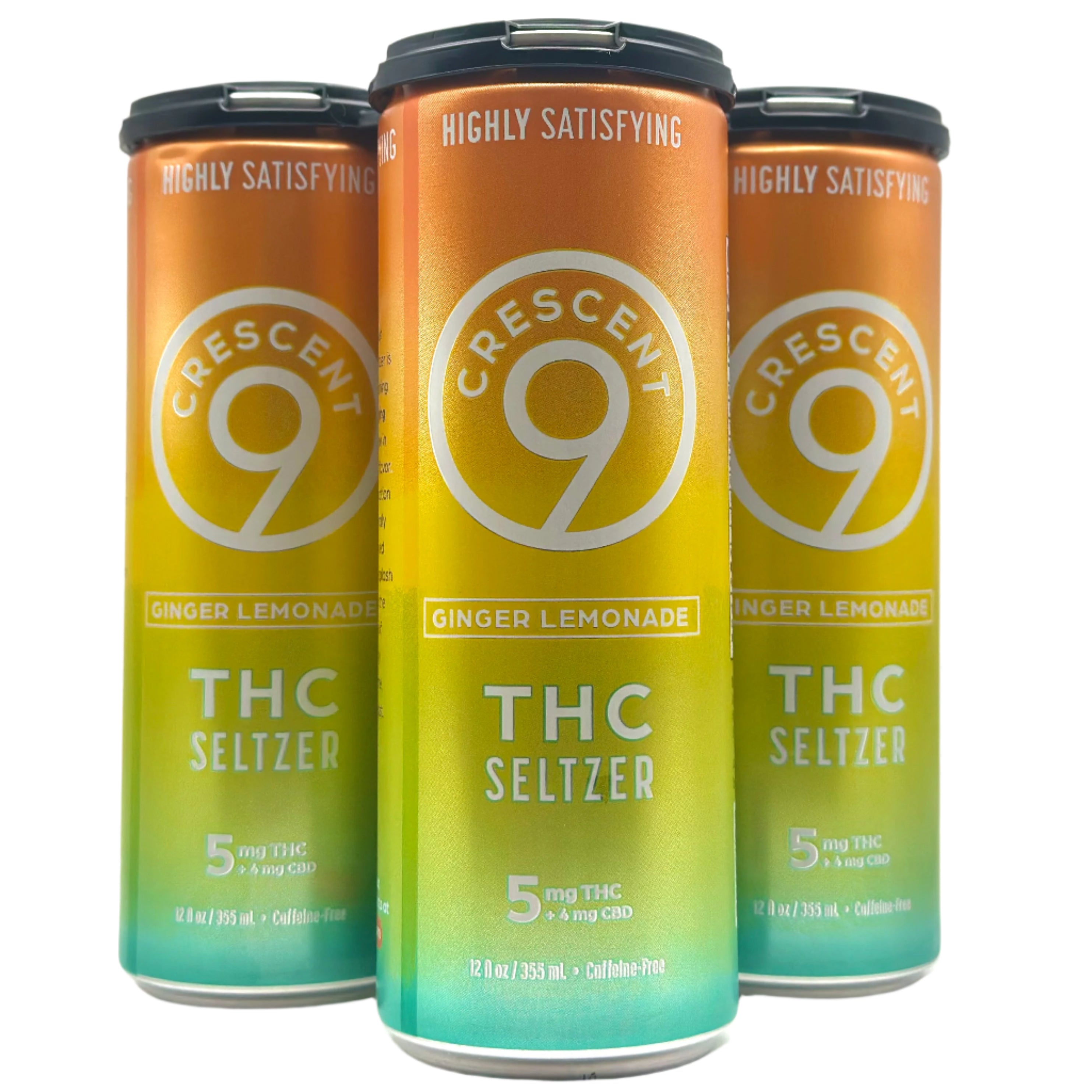 Crescent 9 Ginger Lemonade 5mg THC Seltzer