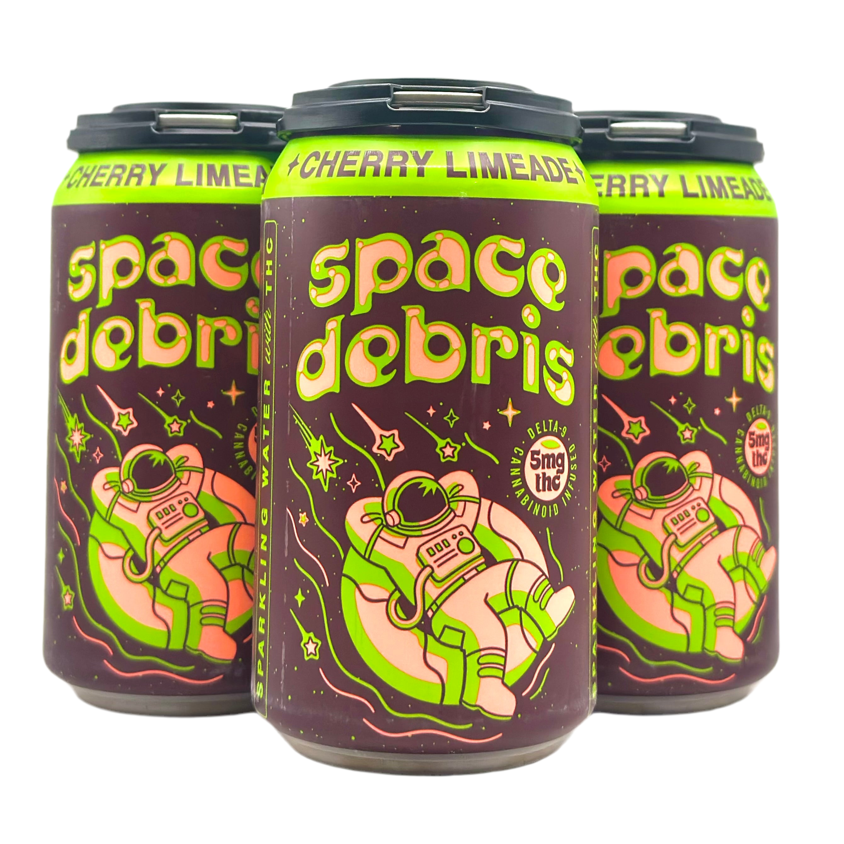 Space Debris 5mg THC Seltzer Cherry Limeade