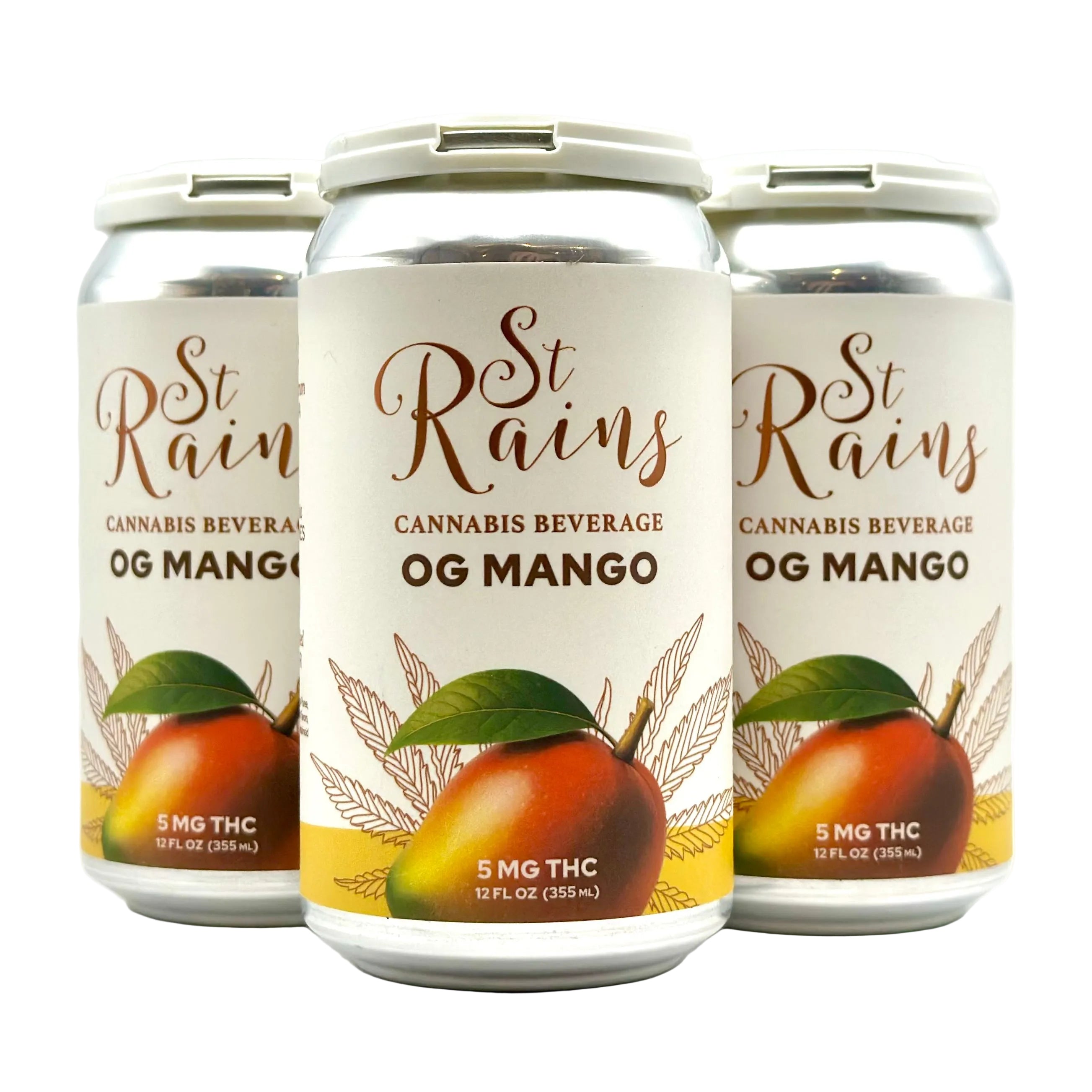 St. Rains 5mg THC Seltzer - OG Mango