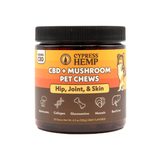 CBD + Mushrooms Pet Chews: Hip, Joint and Skin