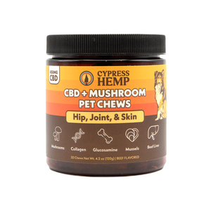 CBD + Mushrooms Pet Chews: Hip, Joint and Skin