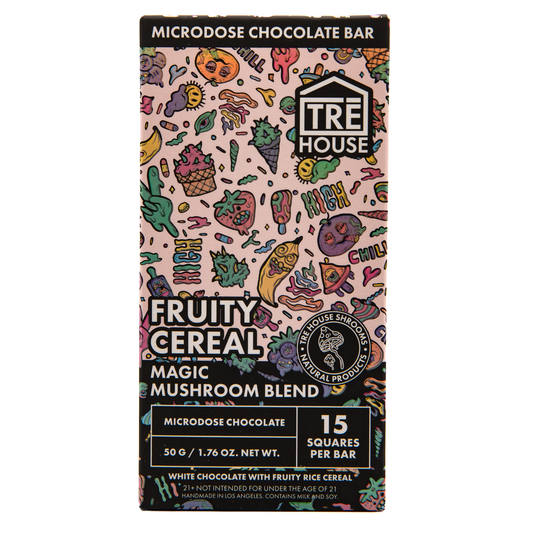 Tre House Magic Mushroom Chocolate Bar - Fruity Cereal