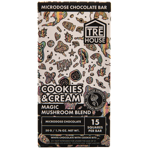 Tre House Magic Mushroom Chocolate Bar - Cookies & Cream