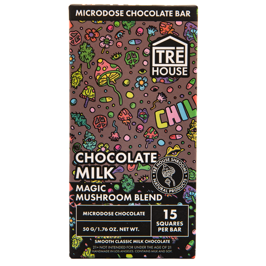 Tre House Magic Mushroom Chocolate Bar - Chocolate Milk