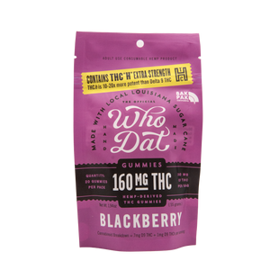Who Dat Gummies 160mg THCh - Blackberry