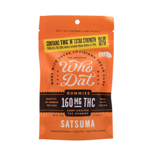 Who Dat Gummies 160mg THCh - Satsuma