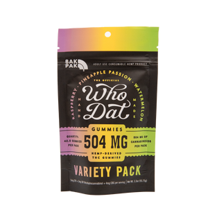 Who Dat Gummies 504mg THC+CBG - Variety Pack