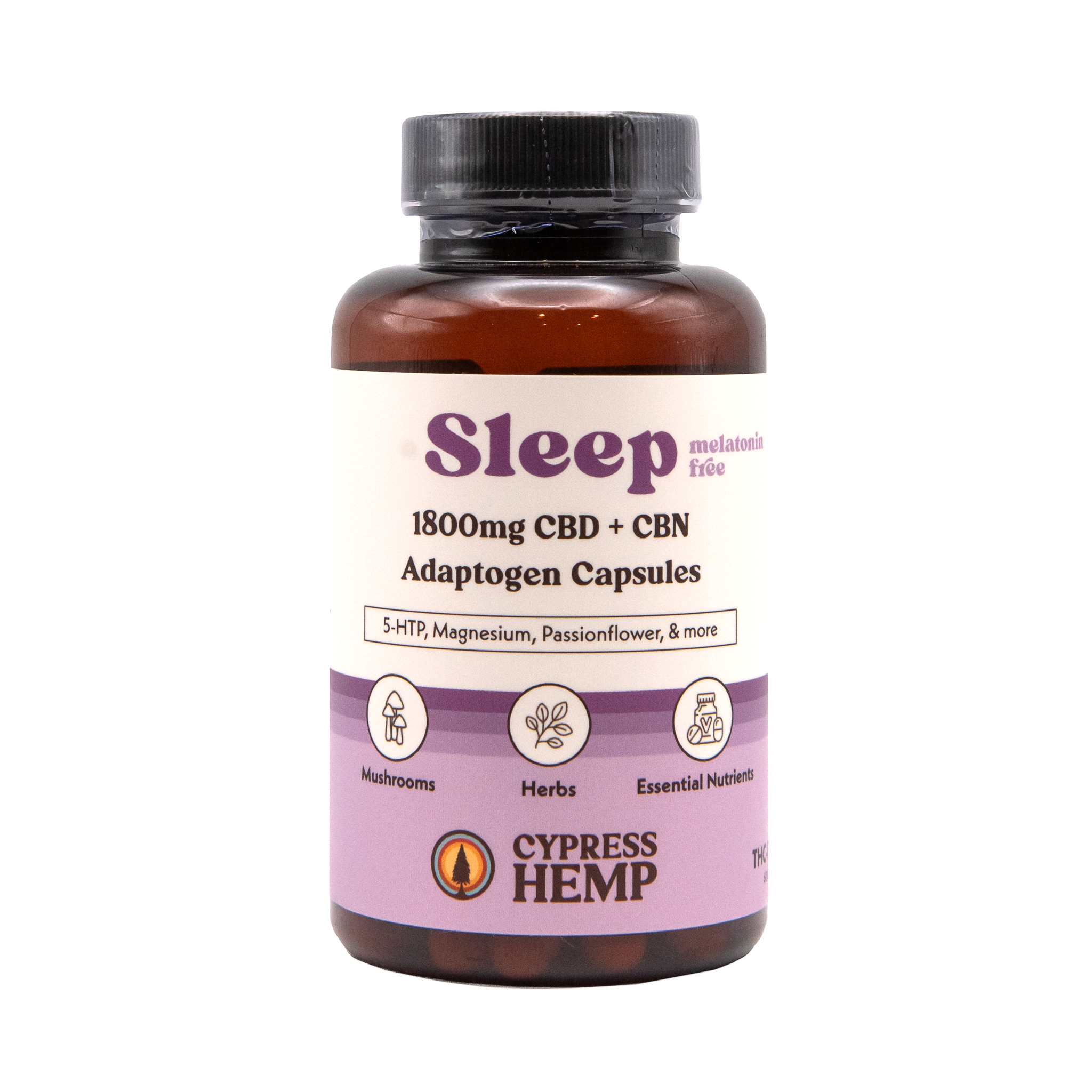 Sleep Adaptogen 1800mg CBD+CBN Capsules