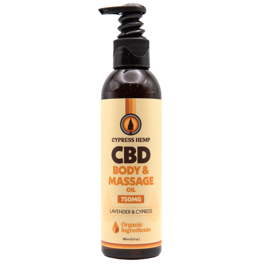 Cypress Hemp CBD Body & Massage Oil