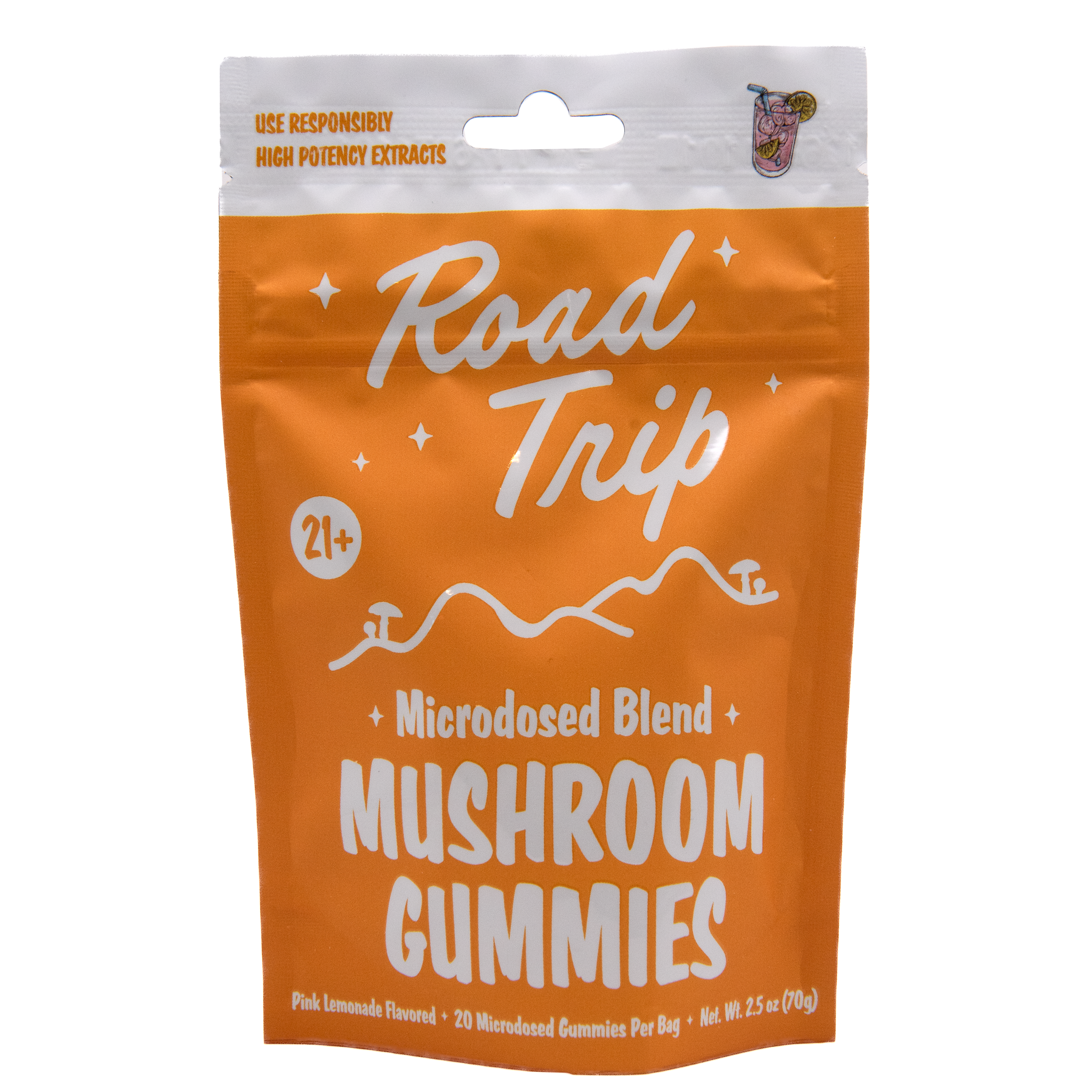 Road Trip Microdosed Gummies + Functional Mushrooms