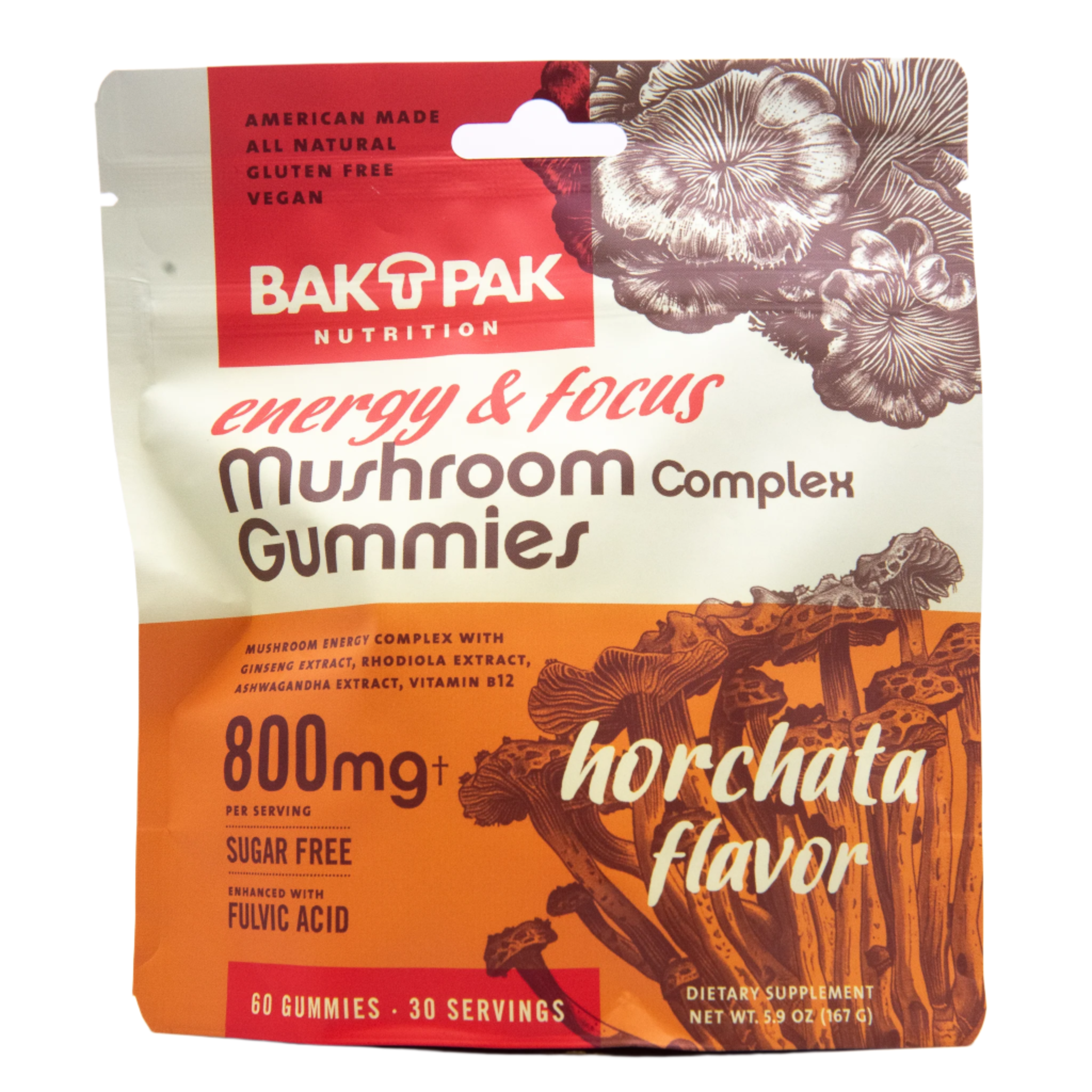 Mushroom Gummies - Energy and Focus