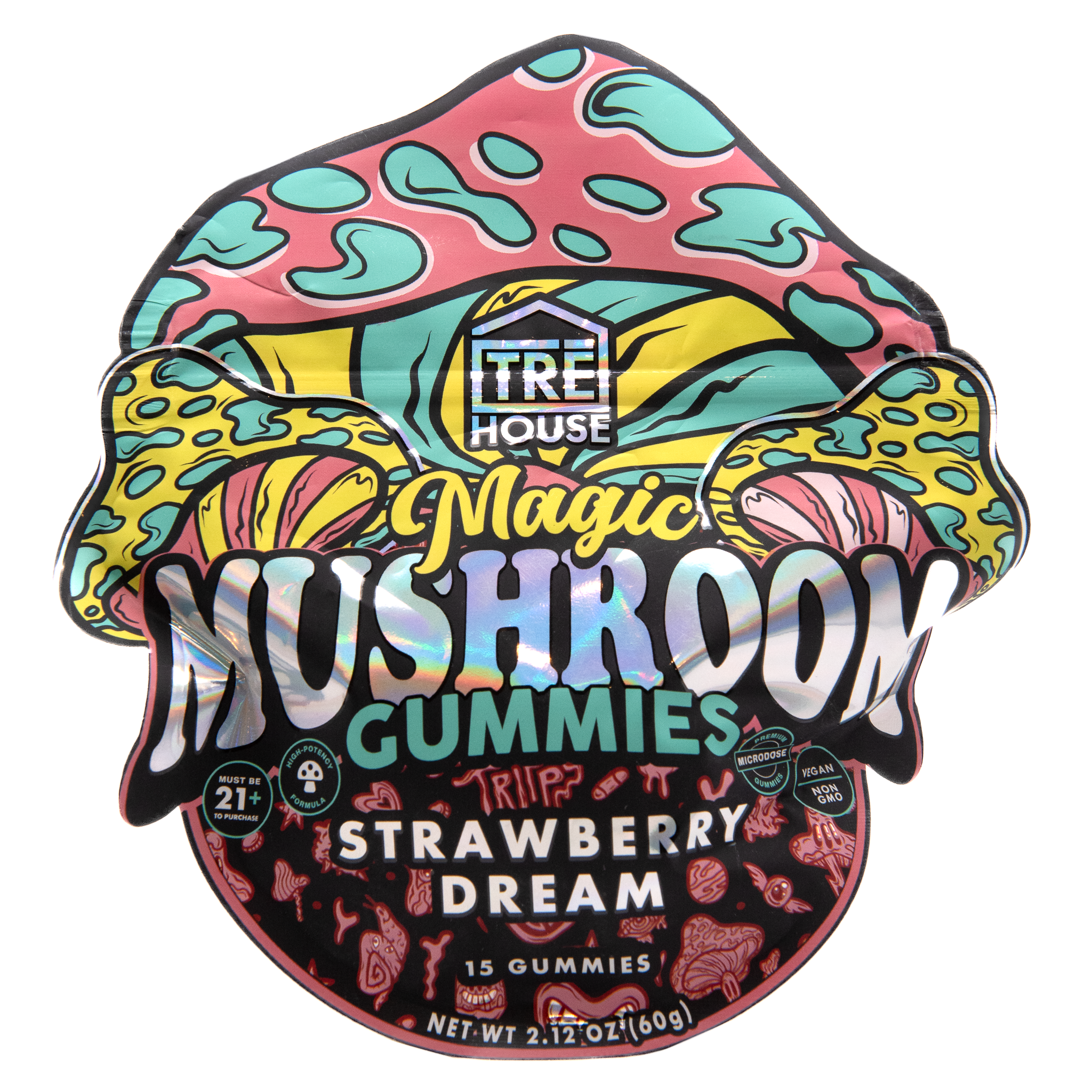Tre House Magic Mushroom Gummies - Strawberry Dream