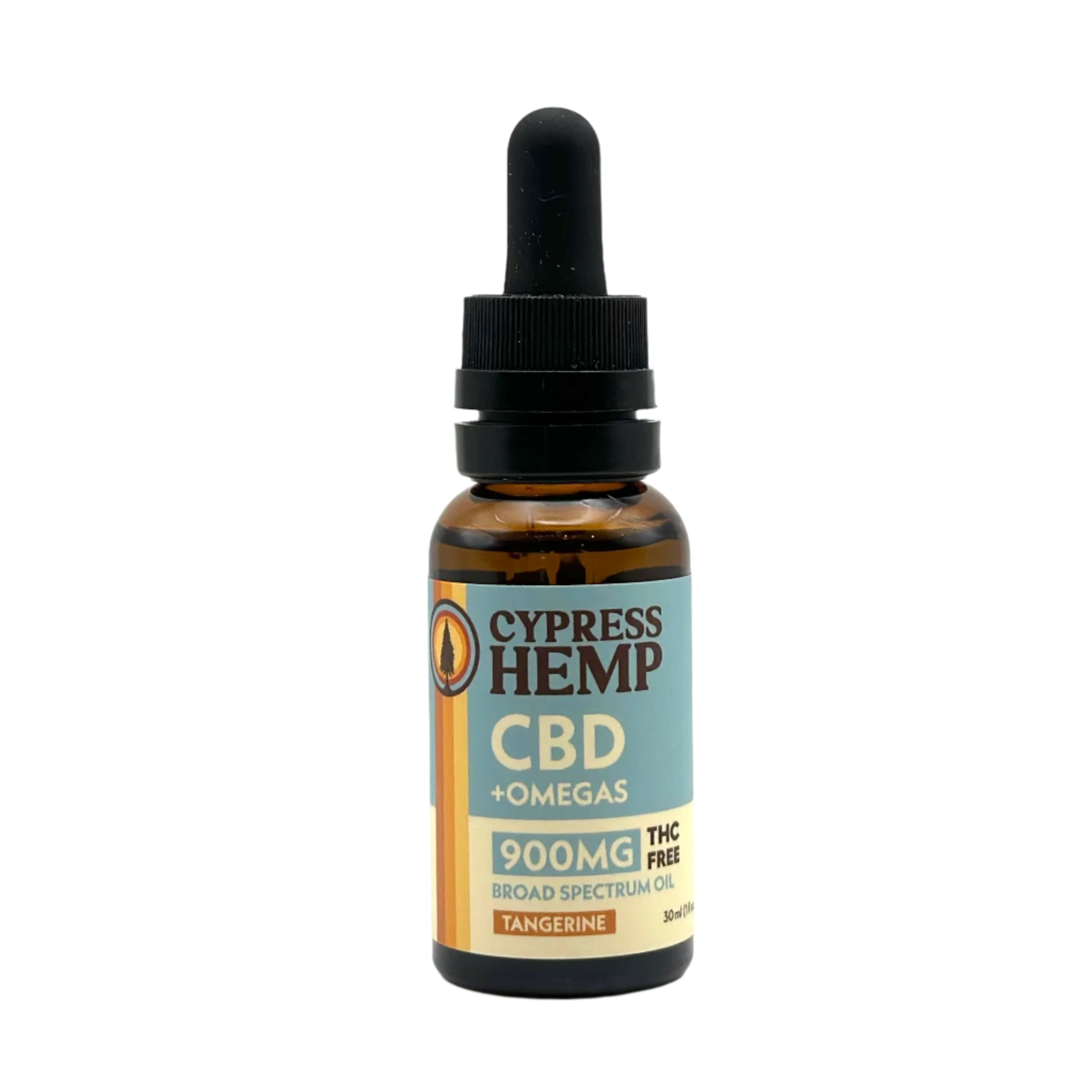 Broad Spectrum 900mg CBD+OMEGAS Oil - Tangerine