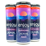 Enjoy Euphoria 5mg THC+5mg CBG Sativa - Peach