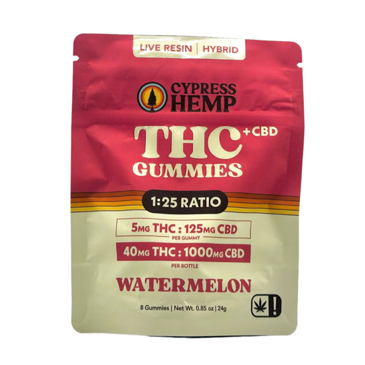 1:25 Ratio 5mg THC:125mg CBD Hybrid