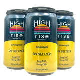 High Rise Pineapple Seltzer 5mg THC 10mg CBD
