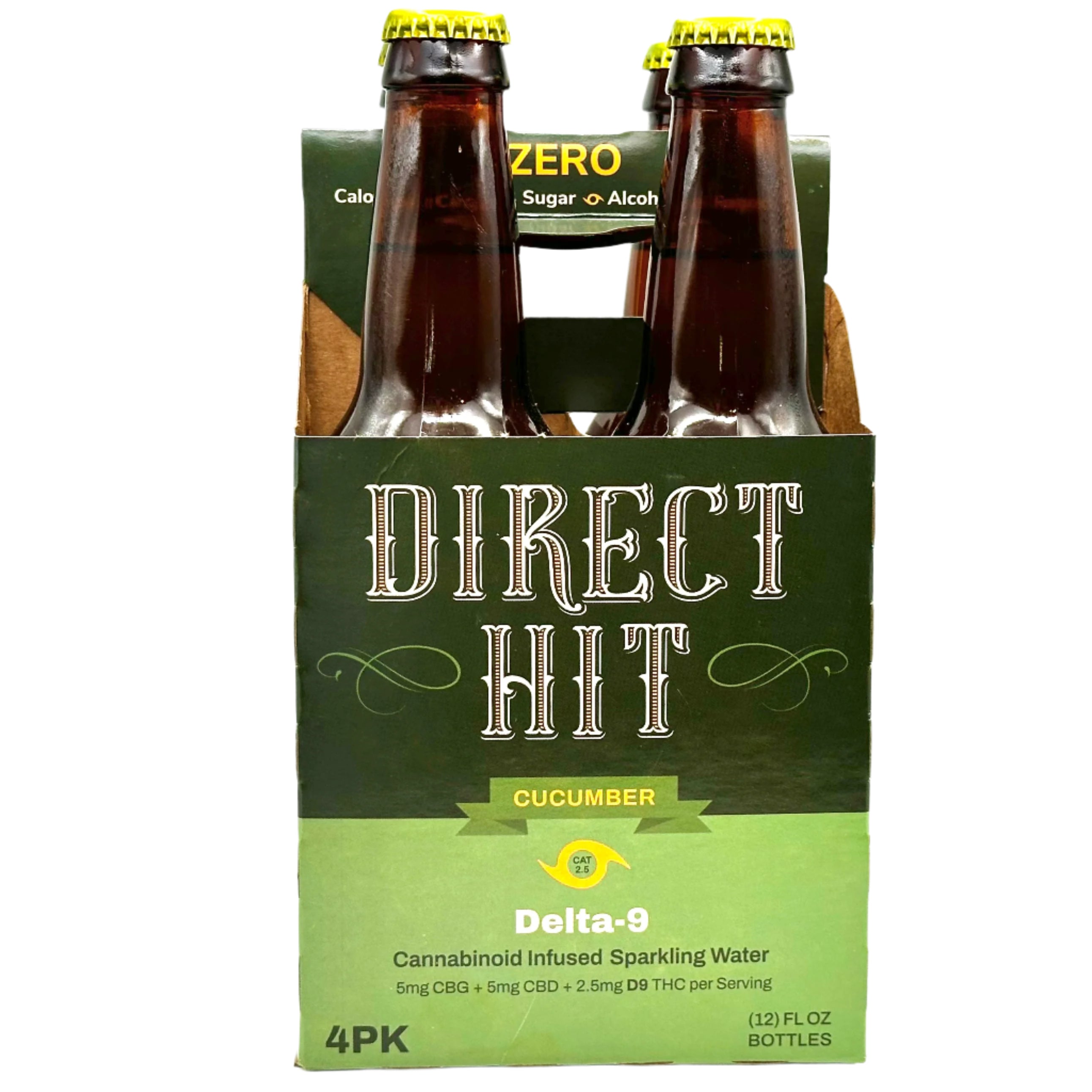 Direct Hit Cucumber 2.5mg THC+5mg CBD+5mg CBG
