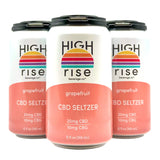 High Rise Grapefruit Seltzer 20mg CBD 10mg CBG