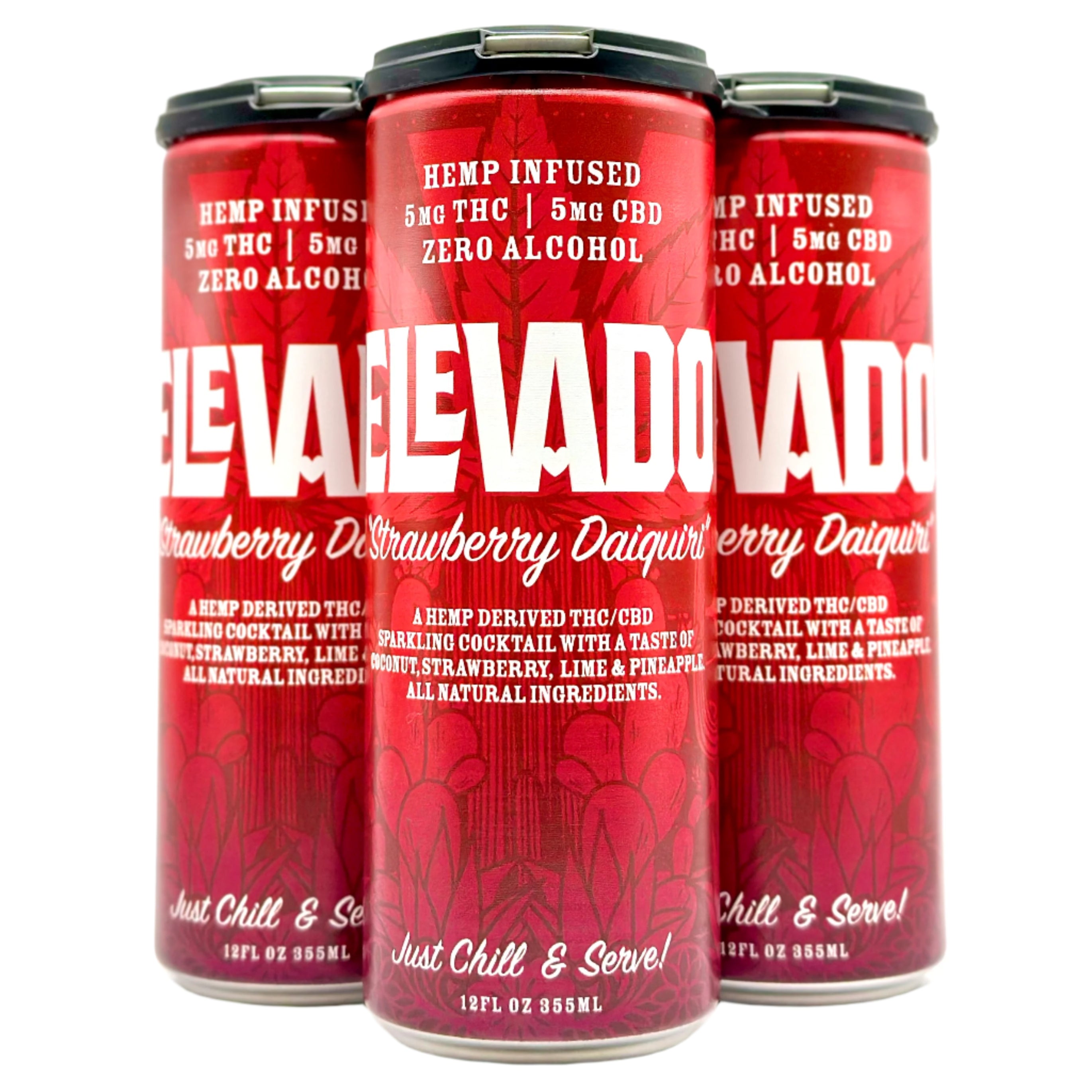 Elevado Strawberry Daiquiri 5mg THC + 5mg CBD