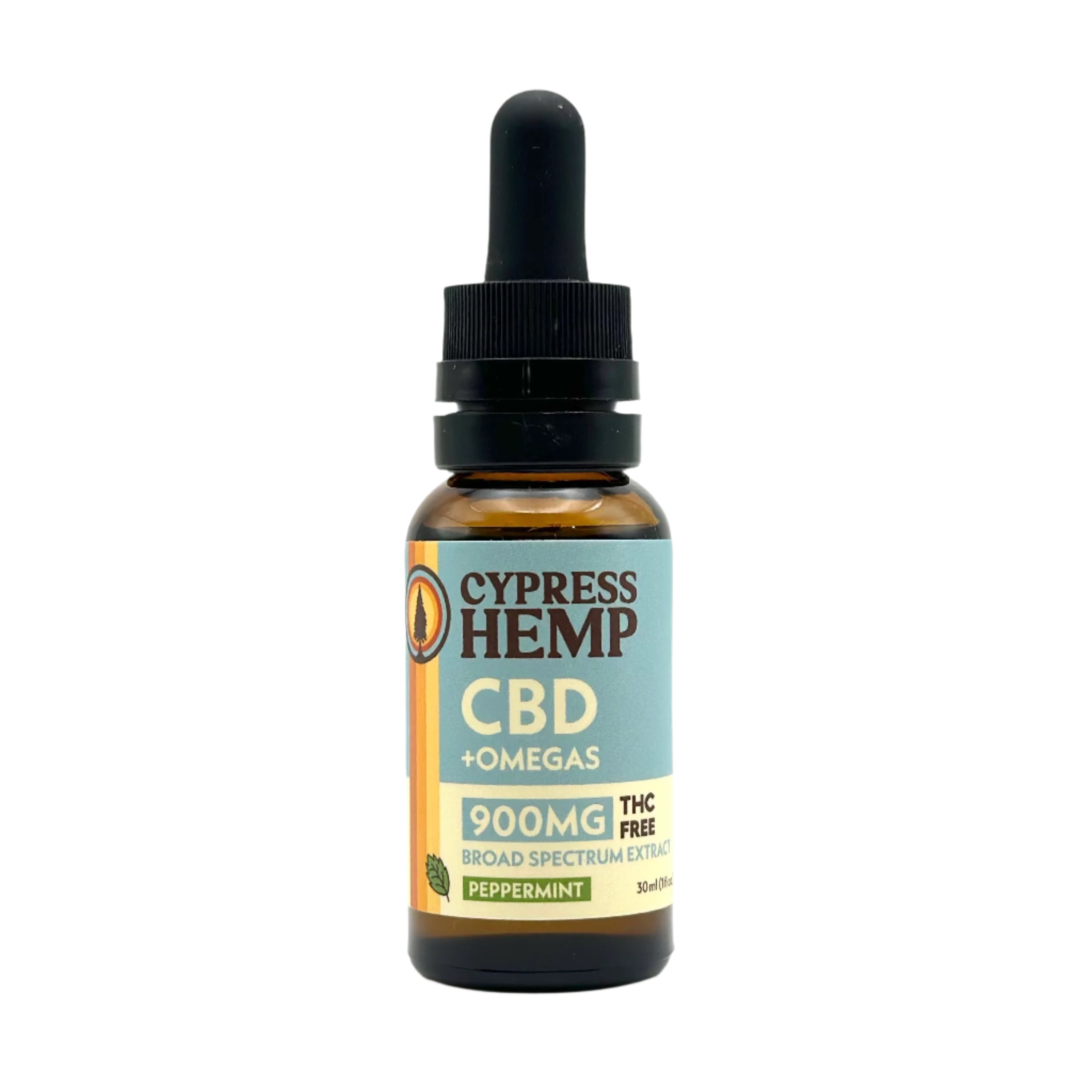 Broad Spectrum 900mg CBD+OMEGAS Oil - Peppermint