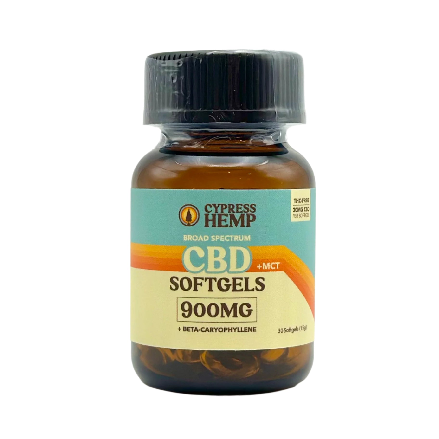 Broad Spectrum 900mg CBD+MCT Softgels