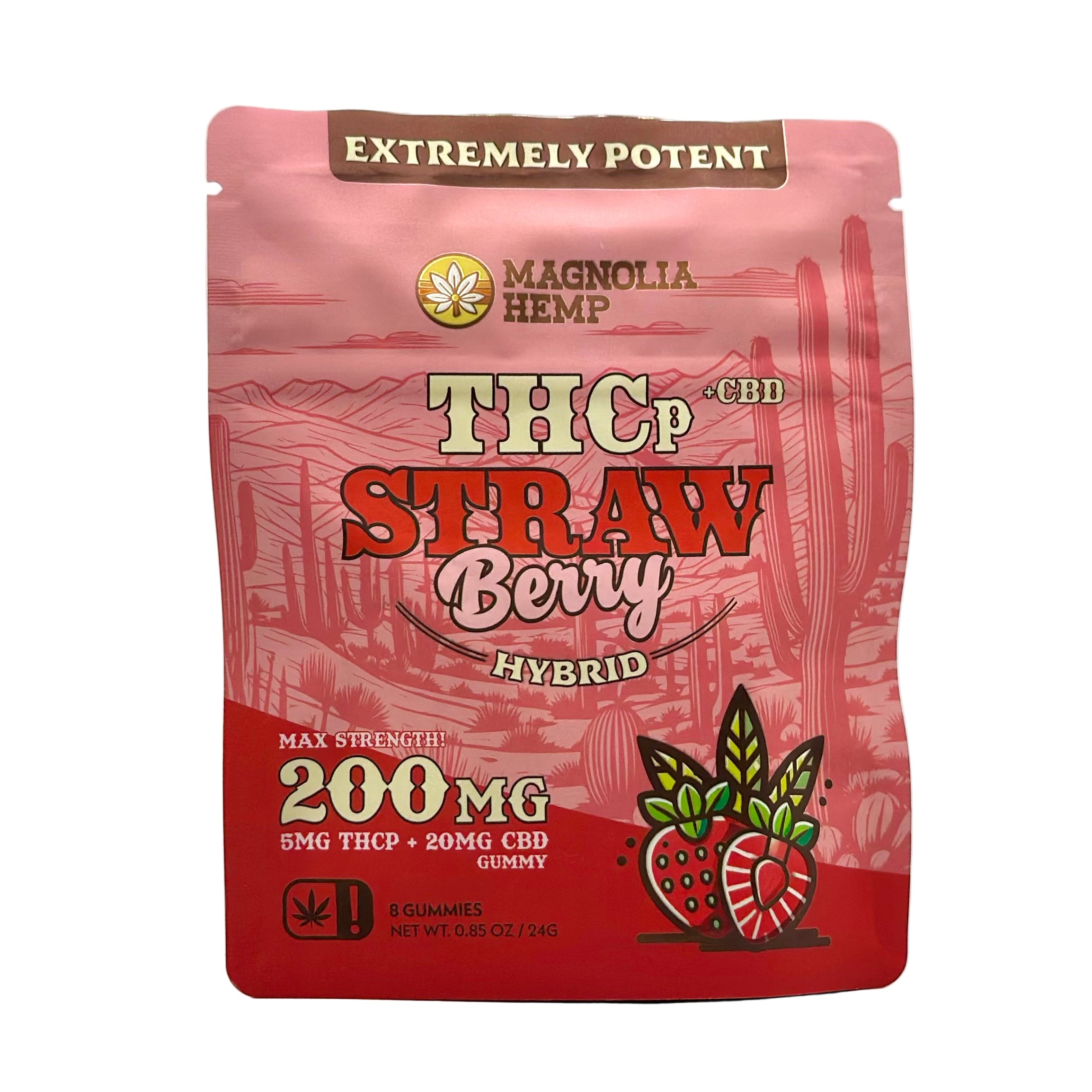 5mg THCp 20mg CBD Live Resin Gummies -Strawberry