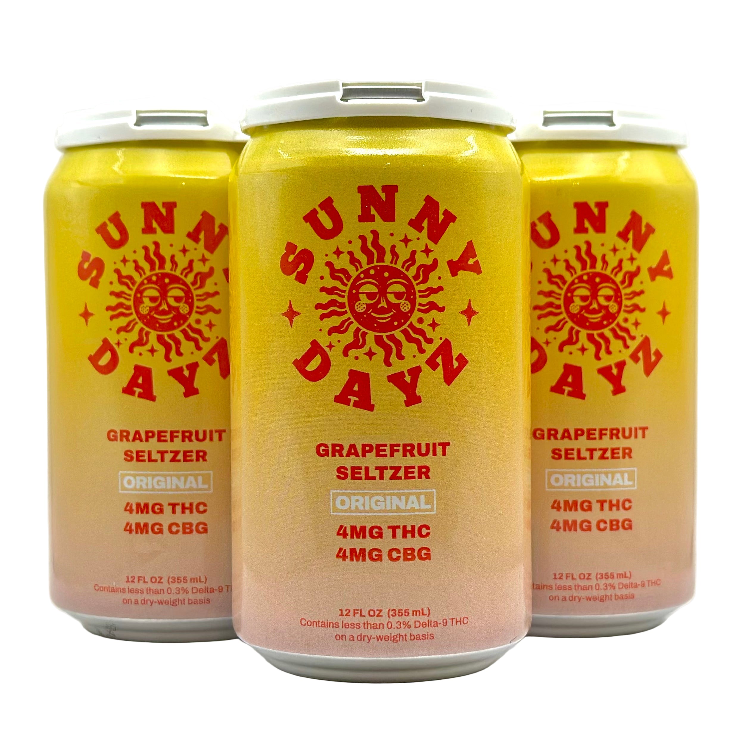 Sunny Dayz THC Seltzer 4 mg THC 4 mg CBG