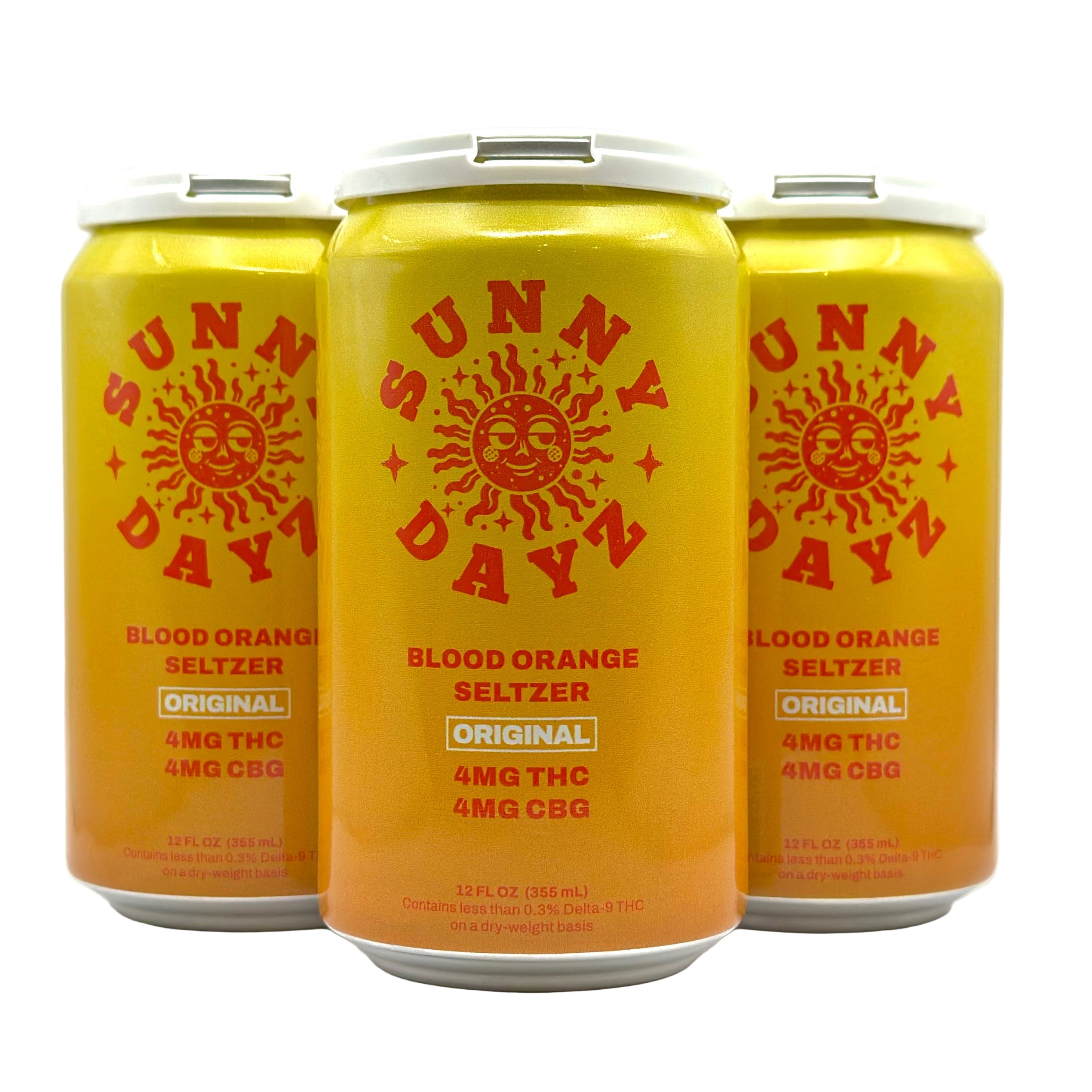 Sunny Dayz THC Seltzer 4 mg THC 4 mg CBG
