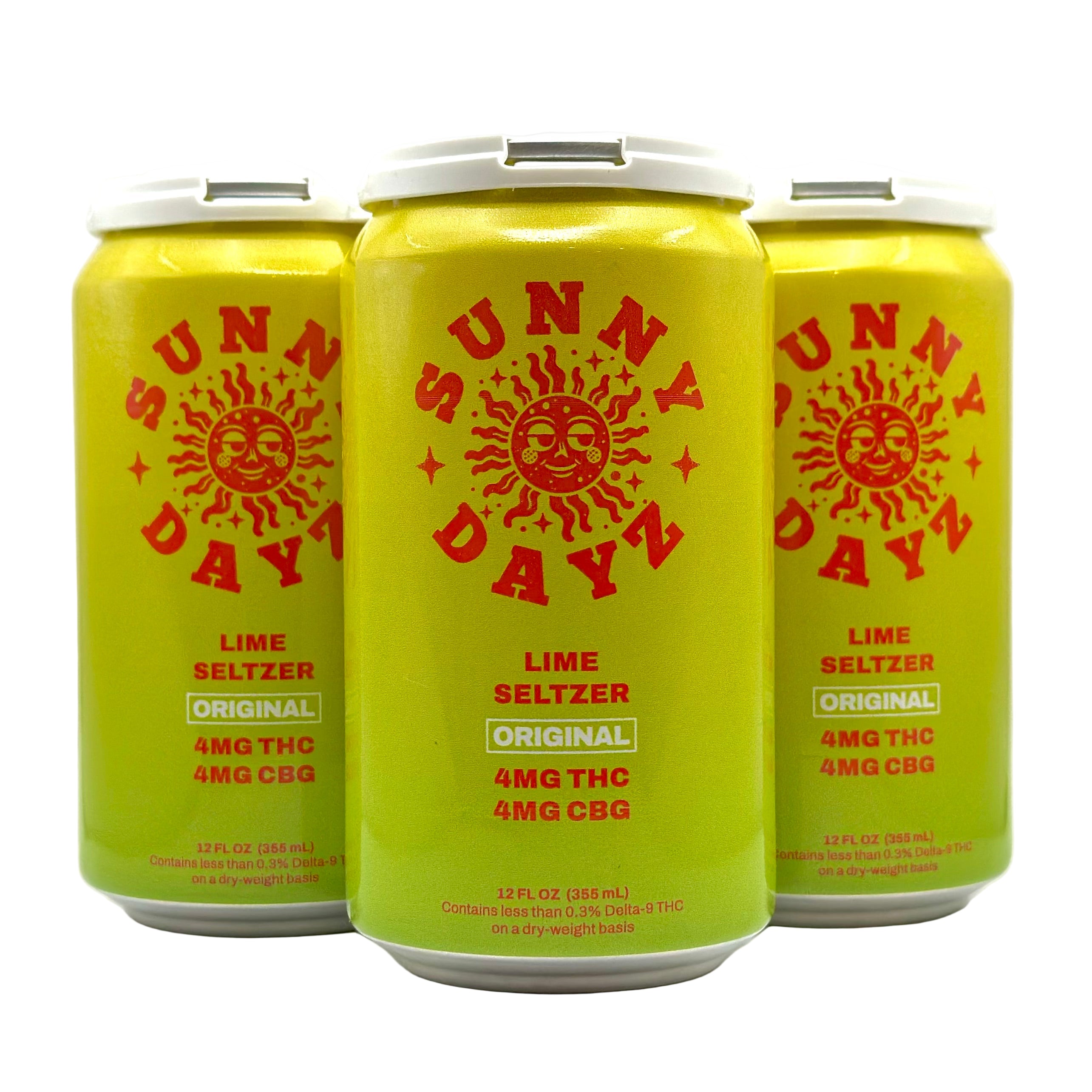 Sunny Dayz THC Seltzer 4 mg THC 4 mg CBG