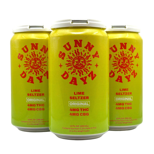 Sunny Dayz THC Seltzer 4 mg THC 4 mg CBG