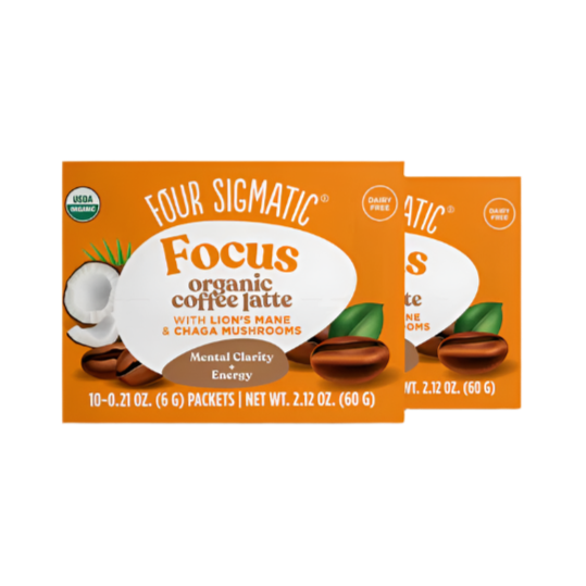 Four Sigmatic Focus Organic Coffee Latte + Lion's Mane & Chaga